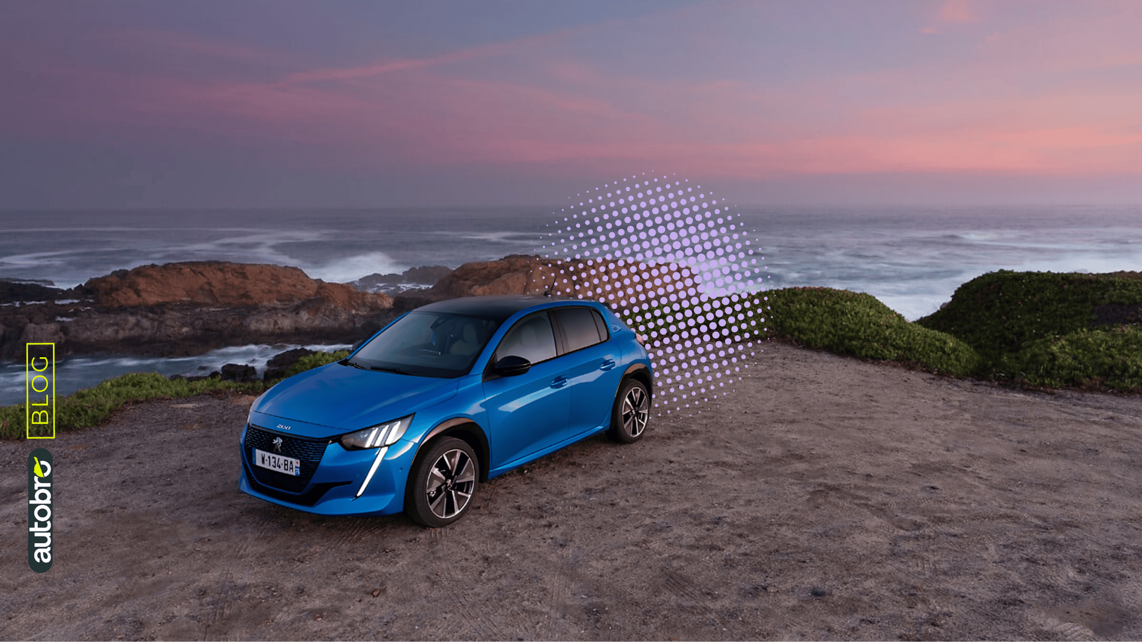 peugeot 208 usata vista laterale moderna