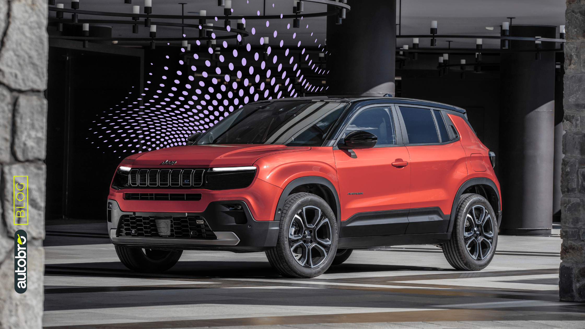 Jeep Avenger 2026 vista frontale tre quarti - scheda tecnica dimensioni e allestimenti