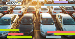 Concessionario automobili moderno con auto in esposizione