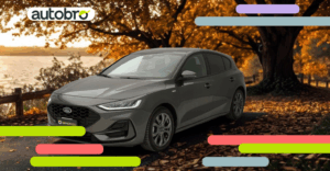Ford Focus Station Wagon in movimento su strada, simbolo di affidabilità, comfort e spazio per ogni esigenza.