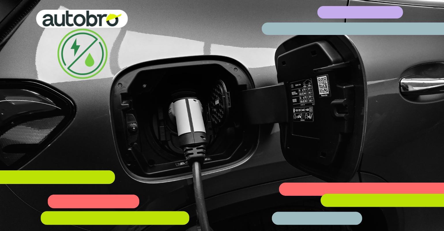 Auto plug-in hybrid in ricarica